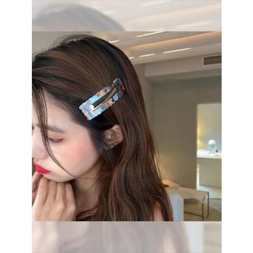 Korean retro net red hairpin female bb clip side clip forehead bangs small clip headdress summer wild broken hair clip