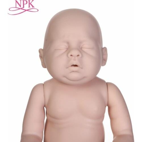 NPK unpainted reborn doll kit soft silicone vinyl full body anatomically correct sleeping Lovelyn popular kit