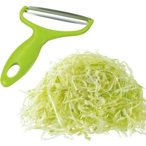 1PC Convenient Stainless Steel Knife Vegetables Peelers Kitchen Assistant Cabbage Wide Mouth Fruit Peeler