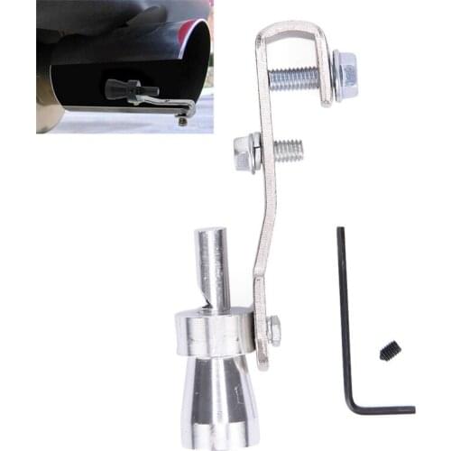 Motorbike Car Exhaust Fake Turbo Whistle Pipe Sound Muffler Blow Off Valve Universal Simulator Whistler