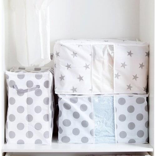 Foldable Storage Bag Clothes Blanket Quilt Closet Sweater Organizer Box Pouches Clothes Cabinet Container Fashion Sale Dropship