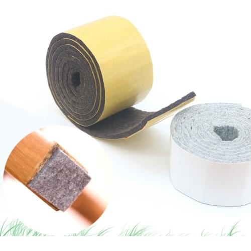 1M long Chair Table Leg Felt Pads Self Adhesive Floor Scratch Protector Mute Non-slip Feet Mat DIY Furniture Accessories