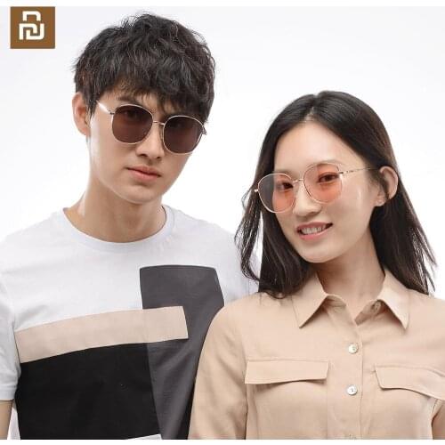 Youpin MW Metal Square Fashion Sunglasses TAC polarized lenses stylish metal frames UV blocking anti-glare
