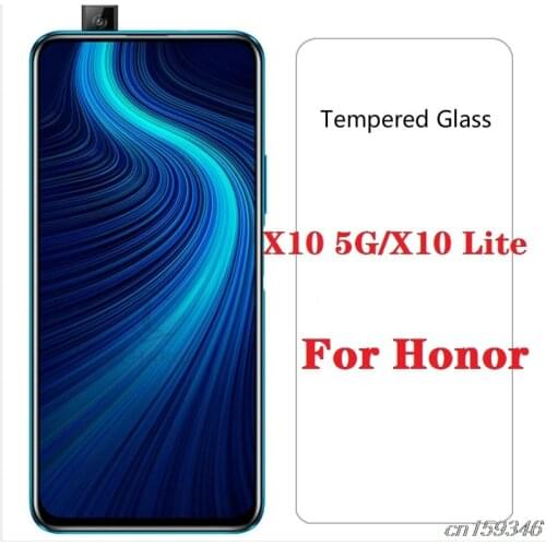 Prottective Glass On Honor X10 Lite Screen Protector Tempered Glass For Huawei Honorx10 Honer Onor X 10 5G 6.63 Glas Safety Film