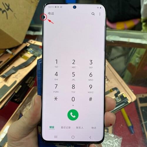 With Black Dot S20 LCD For Samsung Galaxy S20 G980F S20 Plus G985F S20 Ultra G988F Touch Screen Display With Frame Assembly