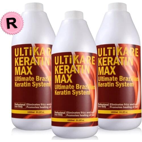 12% Formaldehyde for Resistant Hair 1000ml Brazilian Keratin Hair Treatment Straightening Cream Hair Care Products for Women