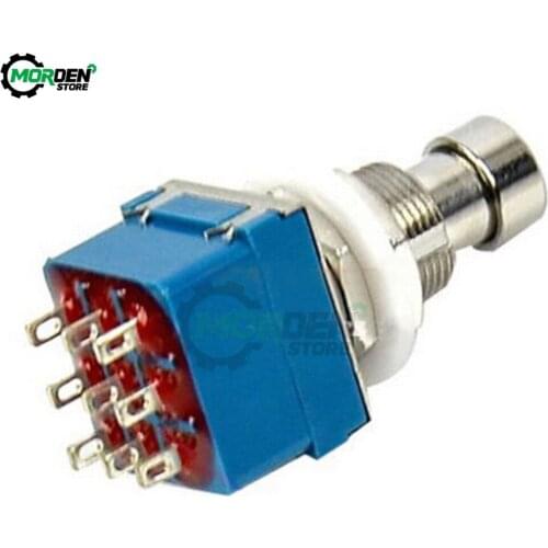 3PDT Switch Guitar Effects Pedal Box Stomp Foot Metal Switch True Bypass 9-pin