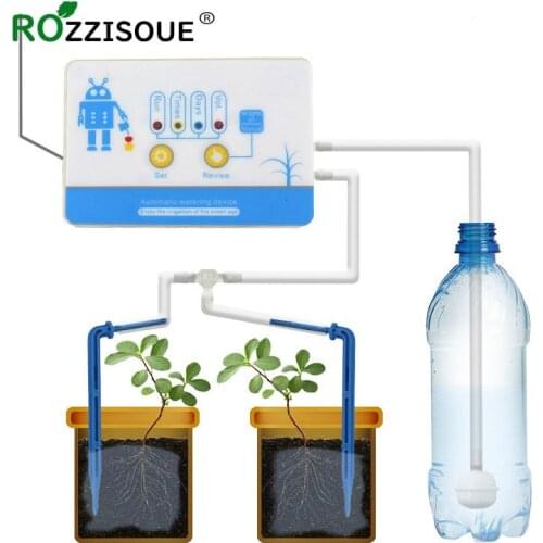 DIY Automatic Drip Irrigation Kit USB or Battery Powered Garden Plant Drip Irrigation Timer Electronic Self Watering System Kit