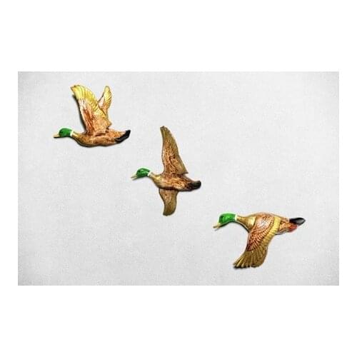 CajuArt Decorative Big size Triple Duck Set Wall Decoration Wall Decor