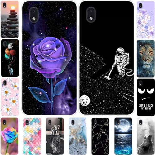 Case For Samsung A01 Core Cover Silicone Soft TPU Flower Fundas For Samsung Galaxy A01 Core A013F Phone Cases A 01 Coque A01Core