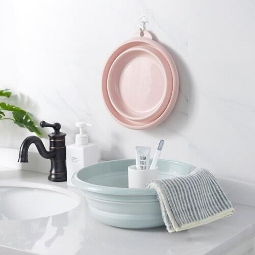 Childrens Plastic Folding Basin Hanging Baby Household Basin Household Laundry Basin
