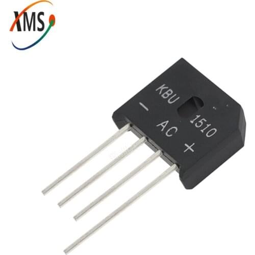 5PCS KBU1510 KBU-1510 15A 1000V diode bridge rectifier new and original IC