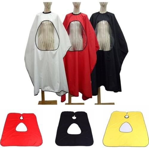 Haircut Apron Cutting Hair Waterproof Cloth Cape Transparent Barber Aprons Salon Hair Adult Unisex Antistatic Haircut Capes