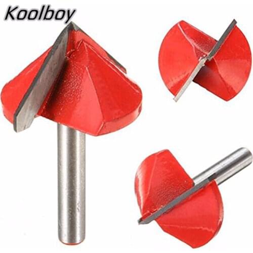 1Pc 90 Degree V Groove Router Bit CNC Milling Cutter Engraving Woodworking Tool Milling Cutter Machine Accessories 6x32mm