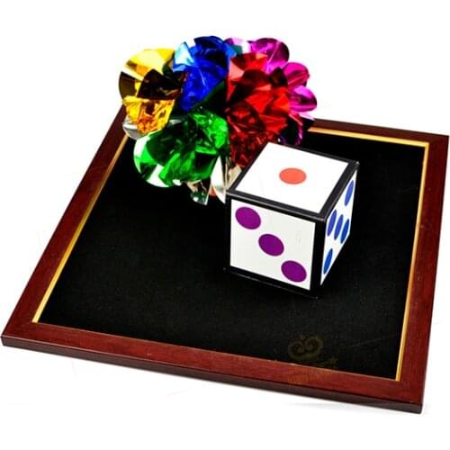 Dice to Flower ball,Dice Changes to Ball - Magic Tricks,Stage,Gimmick,Props,Disappearing,Mentalism,Comedy