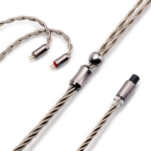 Kinera Dromi Modular Upgrade Cable (2.5+3.5+4.4), 6N OCC with silver plated,4 core twist braided, 0.78 2pin / MMCX connector