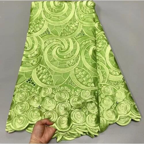 Latest swiss lace fabric african lace fabric 2021 high quality lace 100%cotton embroidery nigerian dry lace dubai fabric 5yards