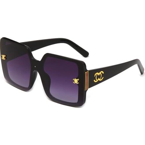 Glasses 2021 fashion glasses men large metal frame sunglasses ladies trendy classic decorative glasses