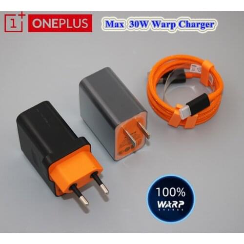 One Plus 7 Pro Mclaren Warp Charger 30W Super Dash Adapter Type C Cable For One plus 1+ 7T 8 8T Pro 6 6T 5 5T 3 3T Nord N10 N100