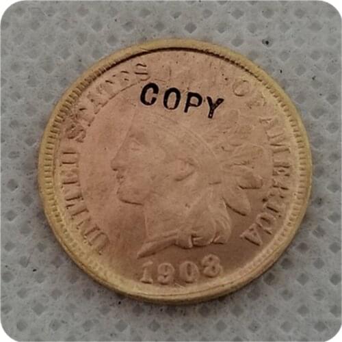 USA 1908-P, S Indian Head Cent COPY COIN