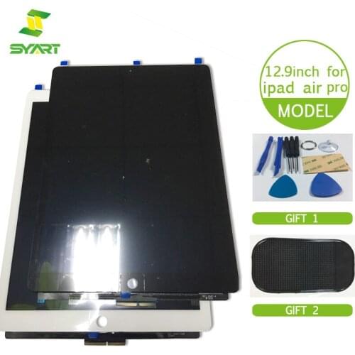 SYART 12.9inch display for iPad pro LCD screen lcd Digitizer without home button for ipad air pro panel glass Free tool set