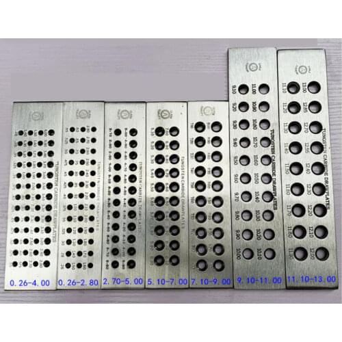 Round Shape Carbide Drawing Plate Jewelry Wire Drawplate Stainless Steel Tungsten Carbide Draw Plate for Jewelry Tool