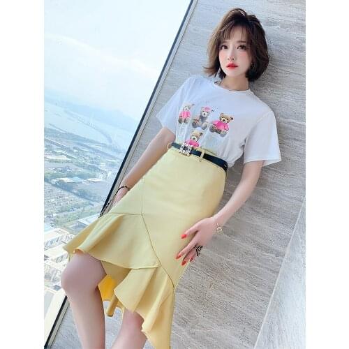 Top Quality Cartoon Bear Print Hot diamond cute new summer