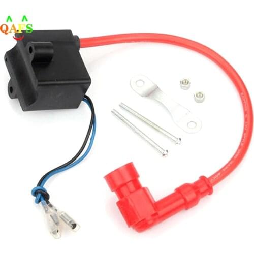 High Performance Red Ignition Coil CDI 50cc 60cc 80cc 2-Stroke Engine Motor Bicycle