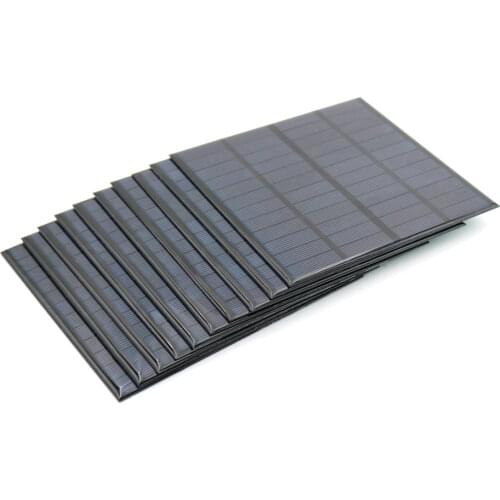 12V 250mA 3Watt 3W Solar Panel Standard Epoxy polycrystalline Silicon DIY Battery Power Charge Module Mini Solar Cell toy