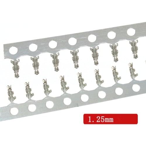 100pcs/LOT 1.25mm terminal Wire Cable for Housing JST 1.25mm Female Male Connector for 1.25 multiple pins