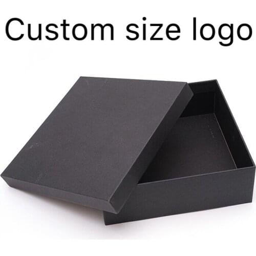 1000pcs Custom LOGO Jewelry Gift Box Display Gift Box For Dropshipping Order Customize Brand Name Necklace Ring Earrings Box