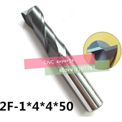 2F-1.0*4*4*50,HRC50,carbide end mills , Carbide Square Flatted End Mill ,,coating:NANO, the lather,boring bar,cnc,machine