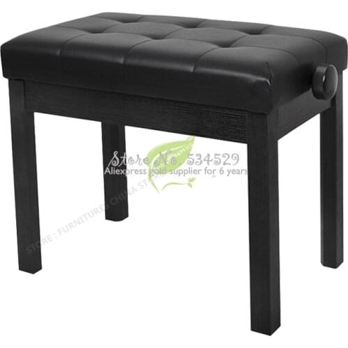 35%Electronic Organ Chair Solid Wood Thickening Piano Stool Solo Train Music Stool Lift Adjust Children Bookcase Bear 300KG