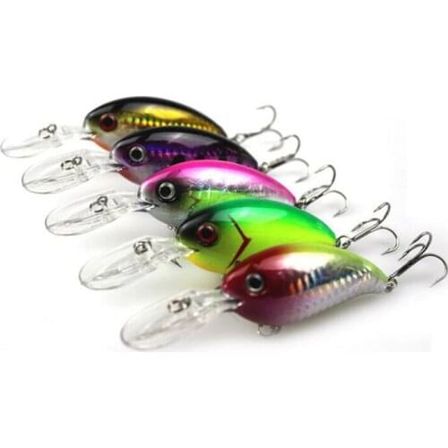 5Pcs Long Tongue Crankbait 14.8g 10cm Fishing Wobblers Lure Crank Bait Pesca Wobbler Pike Muskie Fish Lure
