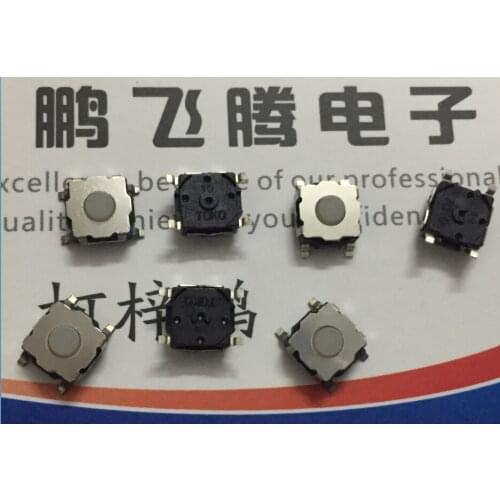 5PCS/lot MSB-6001-150 Japan TOKO Waterproof and Dust Touch Switch 6*6*3.1 Silicone Soft Head Button Micro-movement Patch 4 Feet