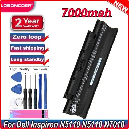J1KND Laptop Battery For DELL Inspiron 13R 14R 15R 17R M411R M501 M5010 N3010 N3110 N4010 N4110 N5010 N5030 N5110 N7010 N7110