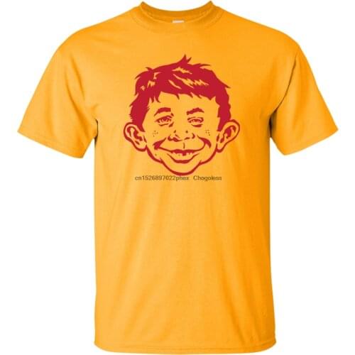 Alfred E. Newman Mad Magazine Retro Satire Comedy G500 Ultra Cotton t shirt