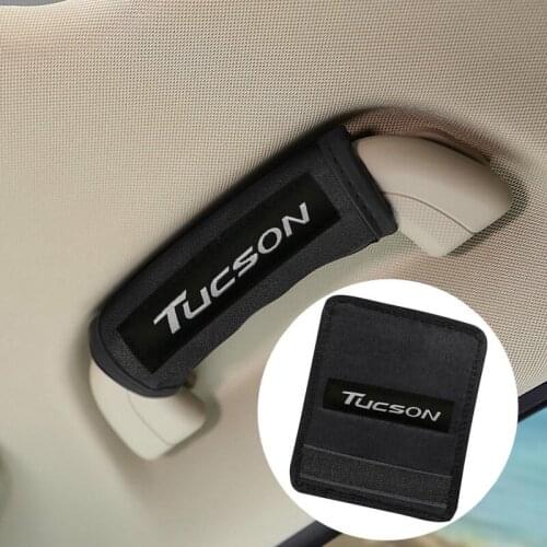 Car interior Car roof handle plush protective cover for Hyundai Tucson Accessories Car-Styling