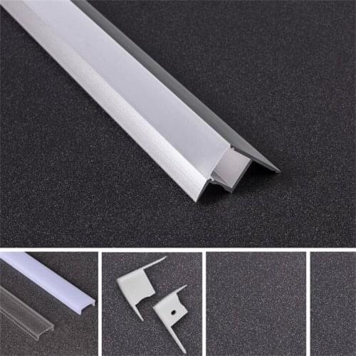 Free Shipping hot sale extrusion aluminium led light step profile 2m/pcs 40m/lot