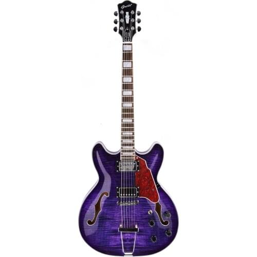 GROTE 335 Style Semi-Hollow Body Jazz Electric Guitar