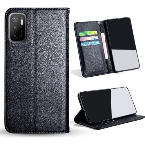 Wallet Case For Xiaomi Poco M3 Pro coque Business PU Leather Retro Flip Cover funda For Xiaomi Poco M3 Pro Case