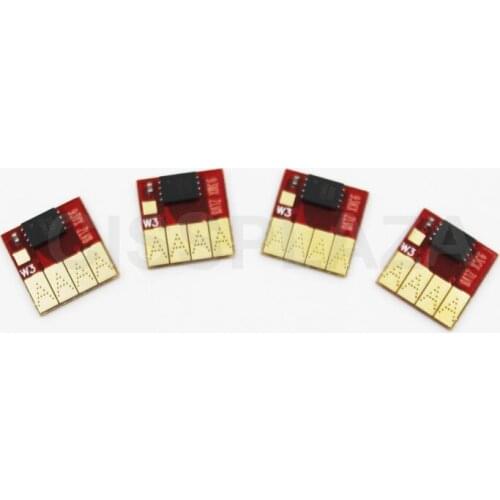 CISSPLAZA 2sets compatible chip For HP711 Designjet T120 T520 permanent for 711 chips used for ciss and refillable ink cartridge