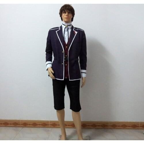 Diabolik Lovers Cosplay Sakamaki Kanato Halloween Uniform Outfit Cosplay Costume Customize Any Size