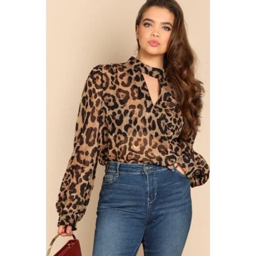 Леопардовые блузки HBEN China At AliExpress