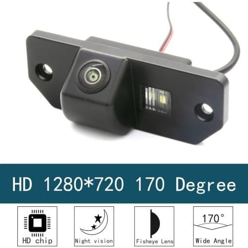 HD 1280*720 Fisheye 170 Degree Car Reversing Rear View Camera For Ford Focus 2 Sedan 2004-2011/ Ford C-MAX 2002~2010
