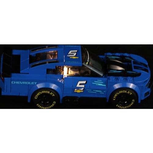 Led Lighting Kit for Speed Champions Chevrolet Camaro Zl1 Race Car 75891 Led Lights (Only LED Light, No Block Kit)