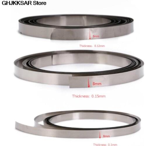 2m/10m 0.1/0.12/0.15/0.2 Nickel Plated Strip Tape For Li 18650 Battery Spot Welding Compatible For Spot Welder Machine