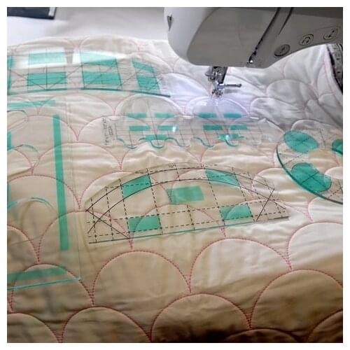 Free Motion Quilting Essentials Template sewing machine quilting ruler quilting template patchwork ruler quilters ruler