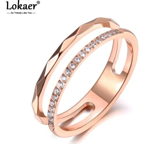 Lokaer Rings With Diamonds