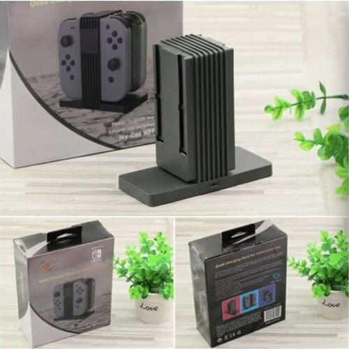 2017 New 4 in 1 Joy-Con Storage Holder Stand Support Charging Dock Station Charger for Nintendo Switch NS Joy-Con Controller